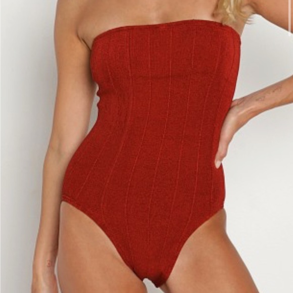 Hunza G Swim Red Hunza G One Piece Bathing Suit Poshmark